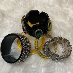 Elegant Multicolor Bangle Bundle